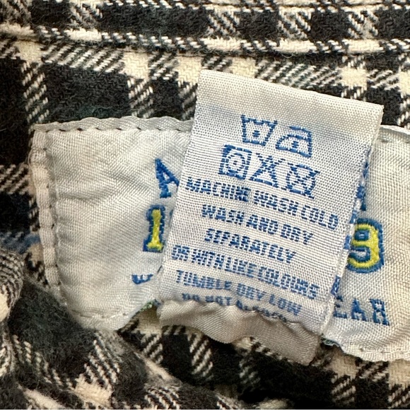 Alaskan Wilderness Gear Mens Size Large Green And Black Checkered Flannel Shirt - Picture 6 of 8